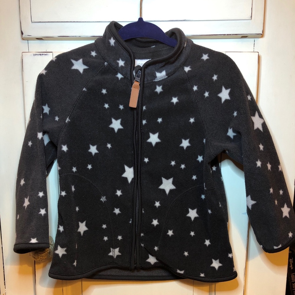 Fleece zipper sweater
